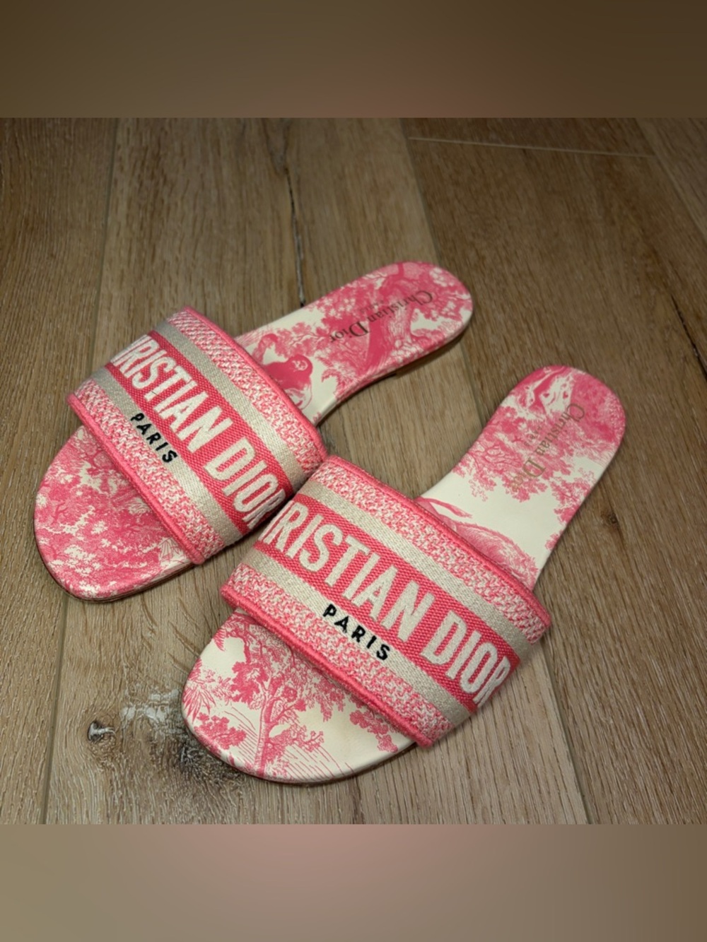 Dior Dway Embroidered Slides - Picture 3 of 6